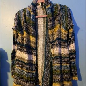 Large multicolor cardigan
